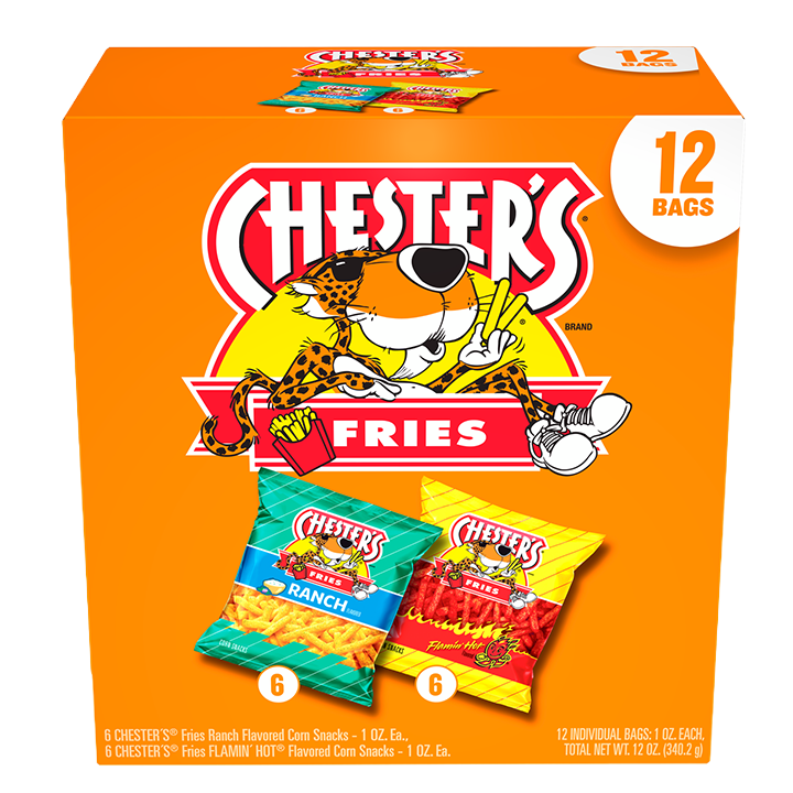 12CT CHESTER'S® FLAMIN HOT® FRIES MULTIPACK BOX | Variety Packs